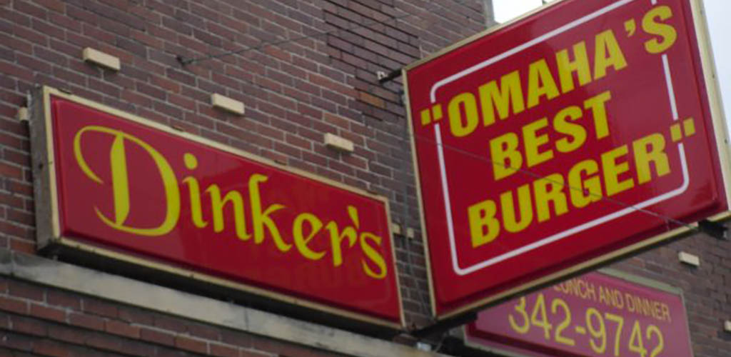 The signage at Dinker’s Bar