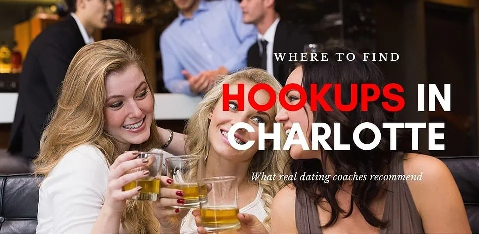 A group of Charlotte North Carolina women at a hookup bar