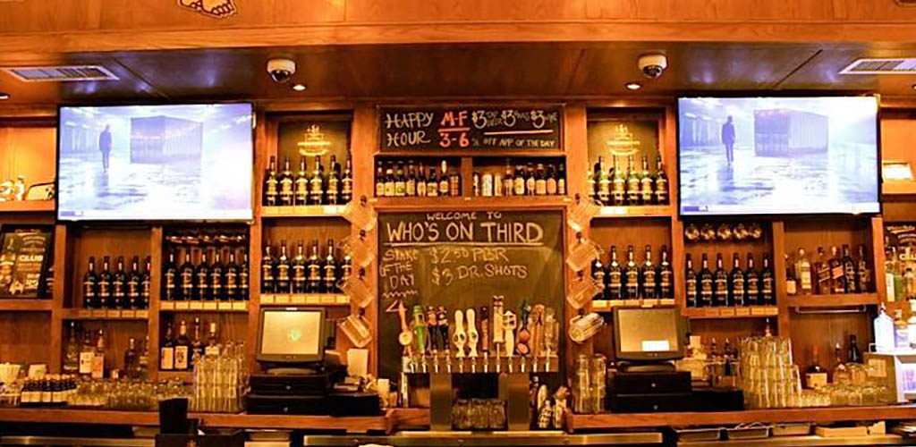 The main bar at Who’s On Third