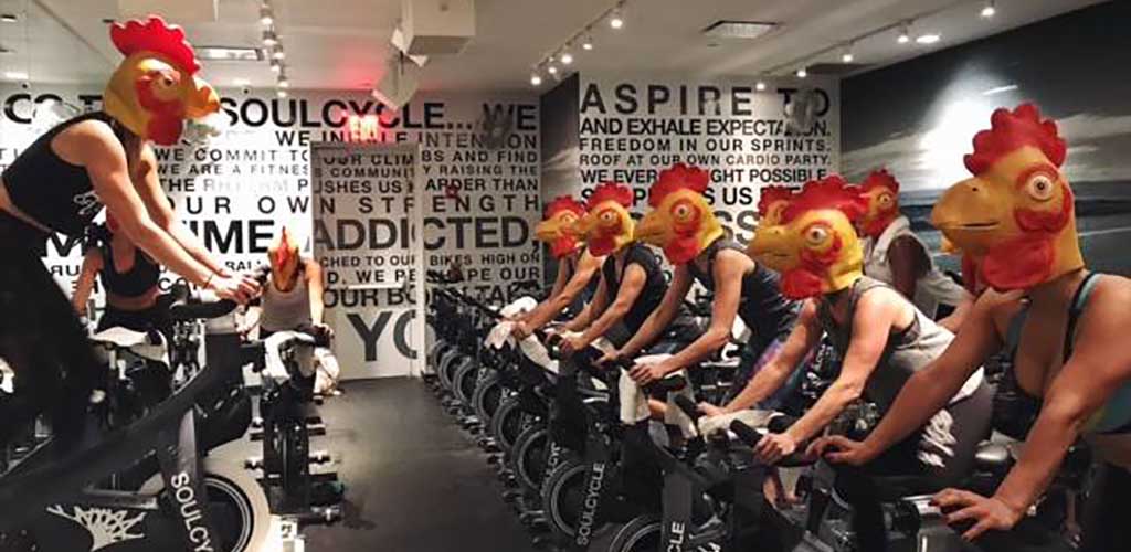 A themed spin class at Soul Cycle