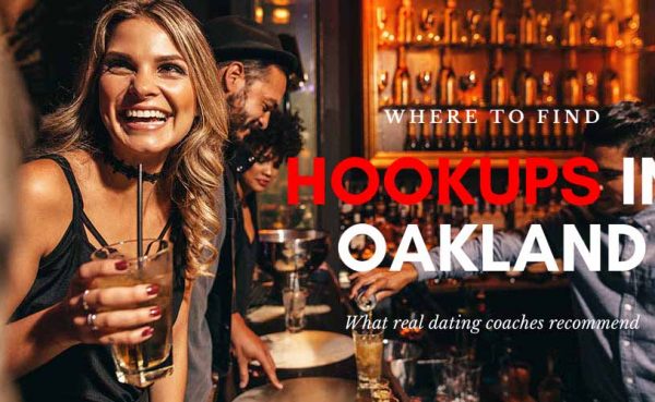 Woman laughing as she looks for Oakland hookups