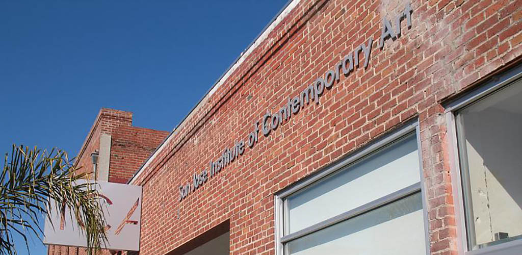 The brick exterior of the San Jose Institute of Contemporary Art