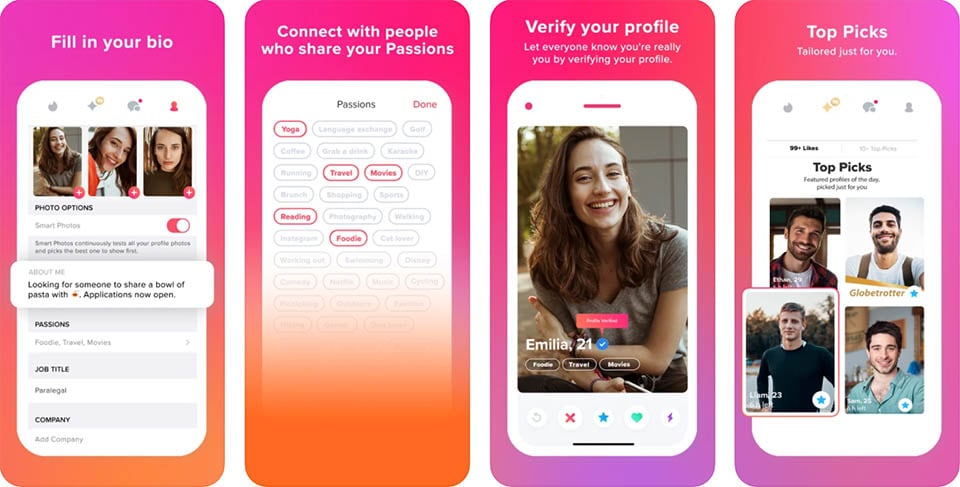 iOS Tinder