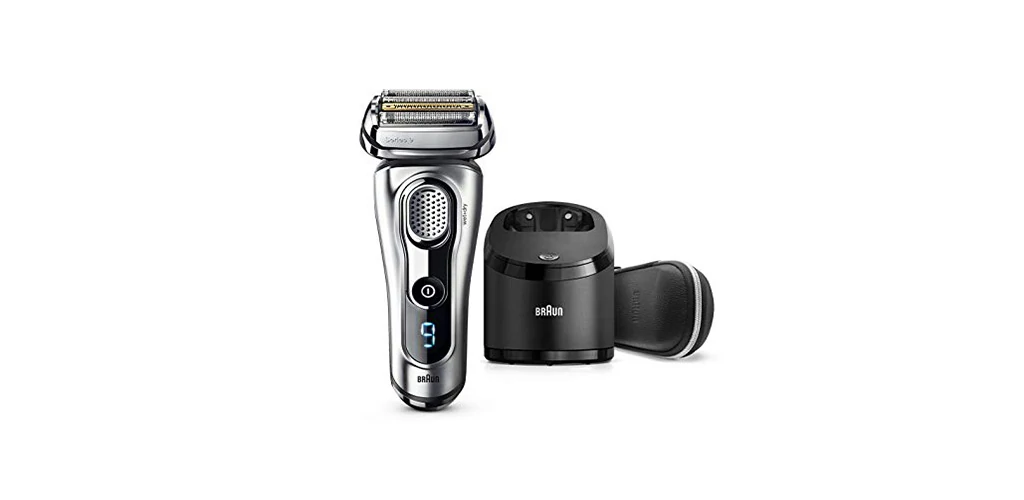 The Braun Electric Shaver, Series 9 9290cc is the top rated electric shaver for coarse hair