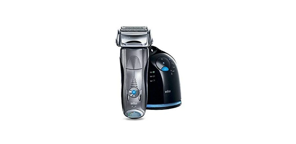 The Braun Series 7 790CC-4 Electric Foil Shaver is the Top Rated Electric Razor for Sensitive Skin