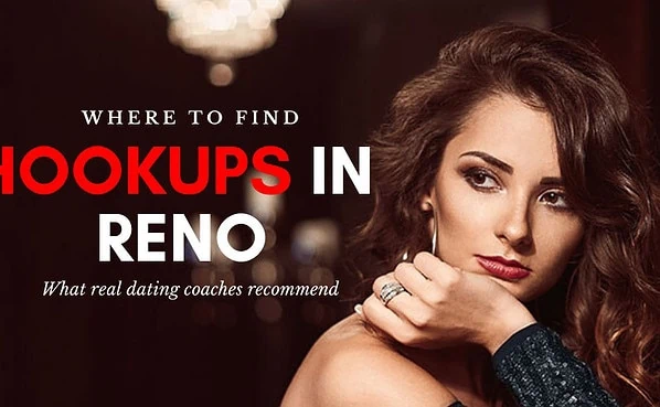 A woman sitting in a wooden bar looking for hookups in Reno