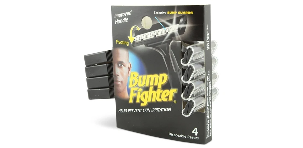 The Bump Fighter Men’s Disposable Razors is the Top Rated Disposable Razor for Black Men