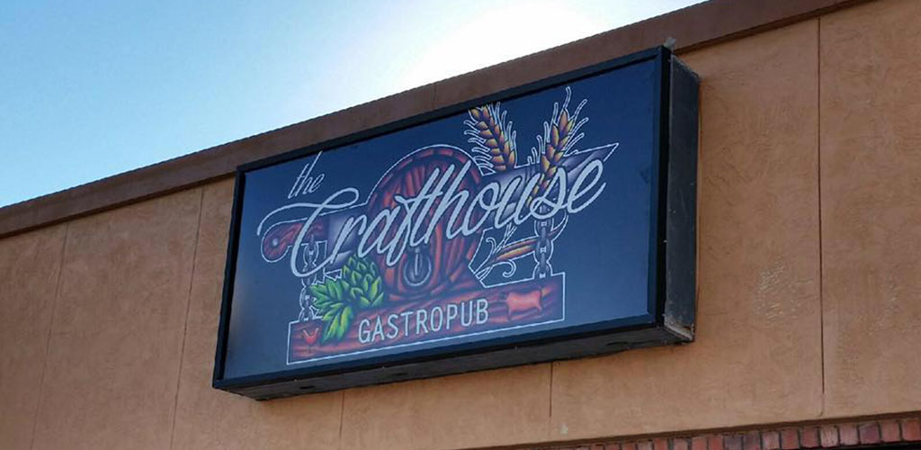 The Crafthouse Gastropub is a great bar for microbrews, cocktails and Lubbock hookups