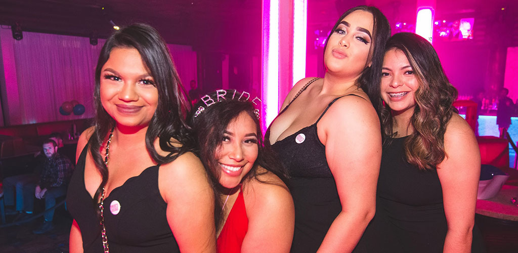 BBW in Atlanta during a bachelorette party at Havana Club