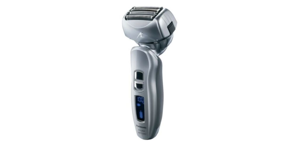 electric razor in silver color