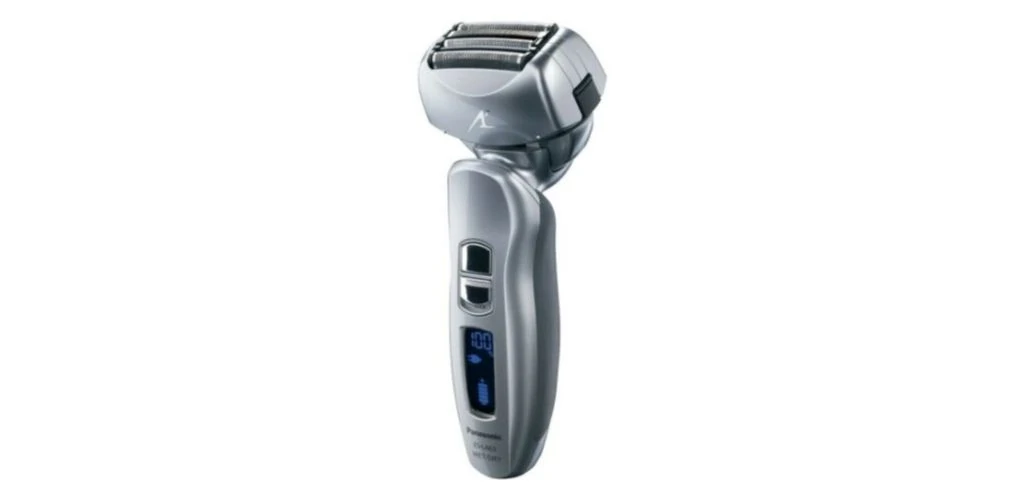 electric razor in silver color