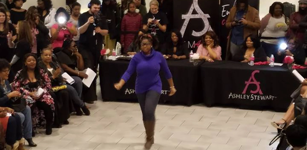 A fashion show at Mondawmin Mall