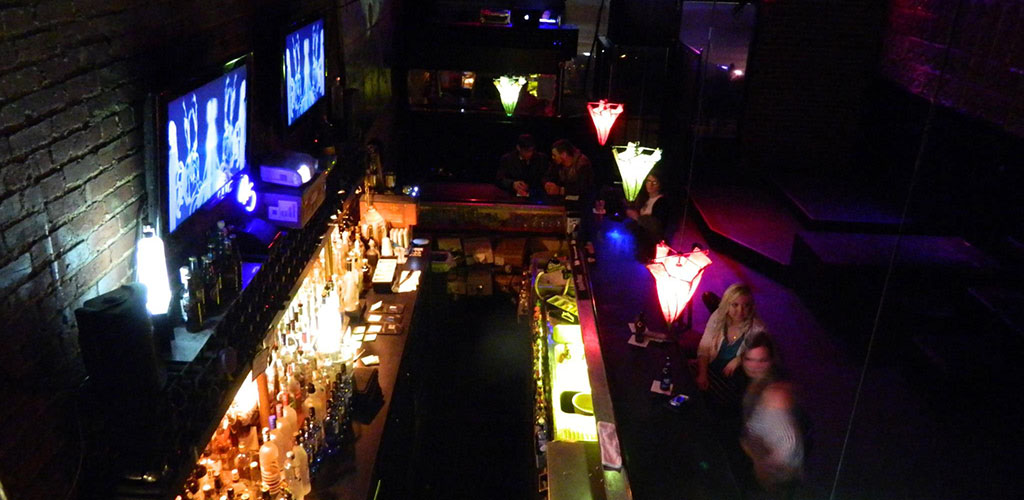 Top view of the bar at Bar 415