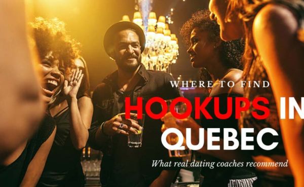 A crowded pub where Quebec hookups happen