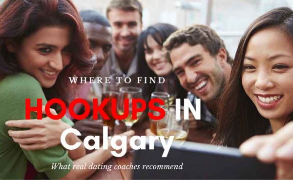 Friends drinking wine outdoors while searching for Calgary hookups