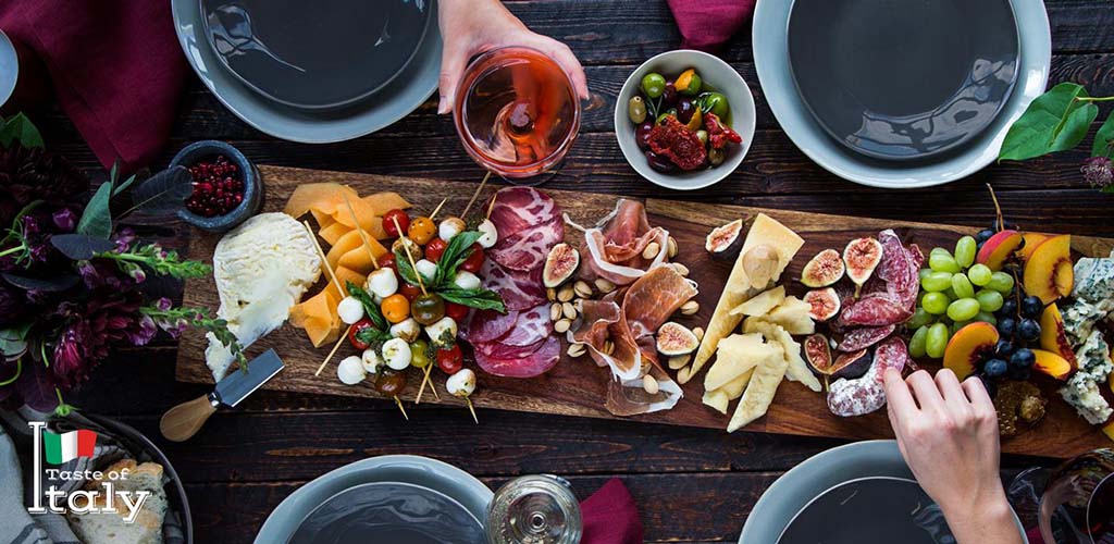 An Italian antipasto board from Kroger