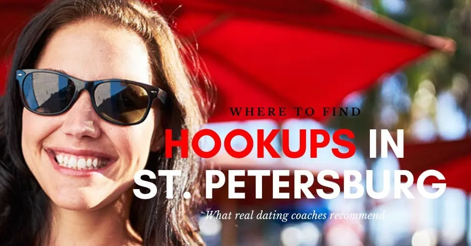 Woman in sunglasses searching for hookups in St. Petersburg