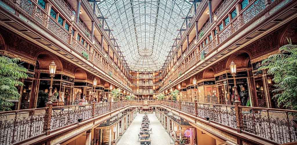 The beautiful interiors of The Cleveland Arcade