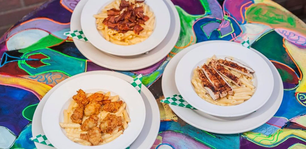 Pasta dishes from Bourbon Street Blues