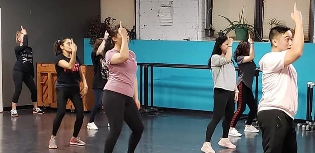 A class at Dance Works