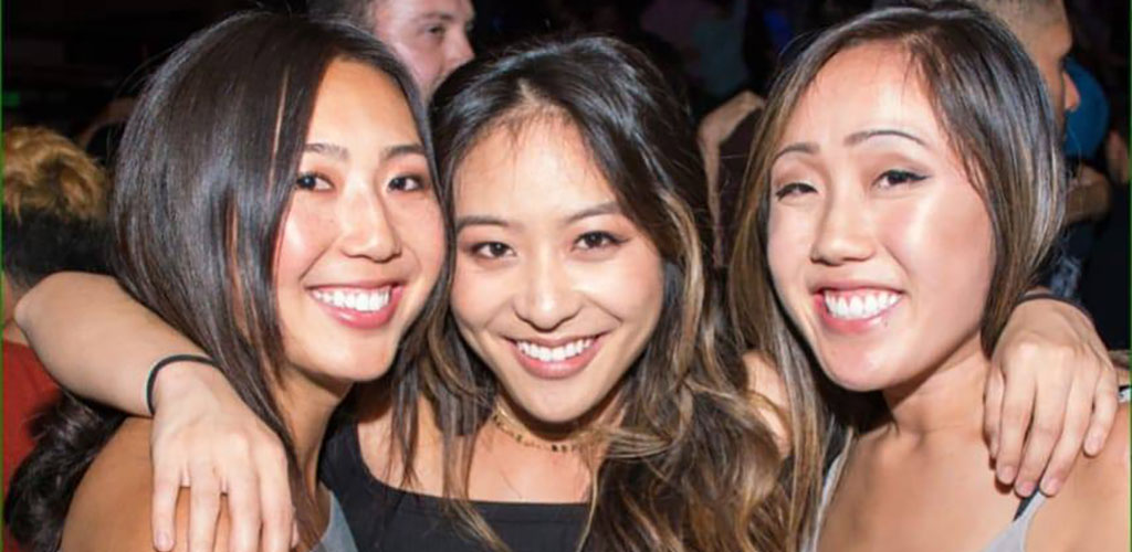 Ladies partying in DNA Lounge San Francisco