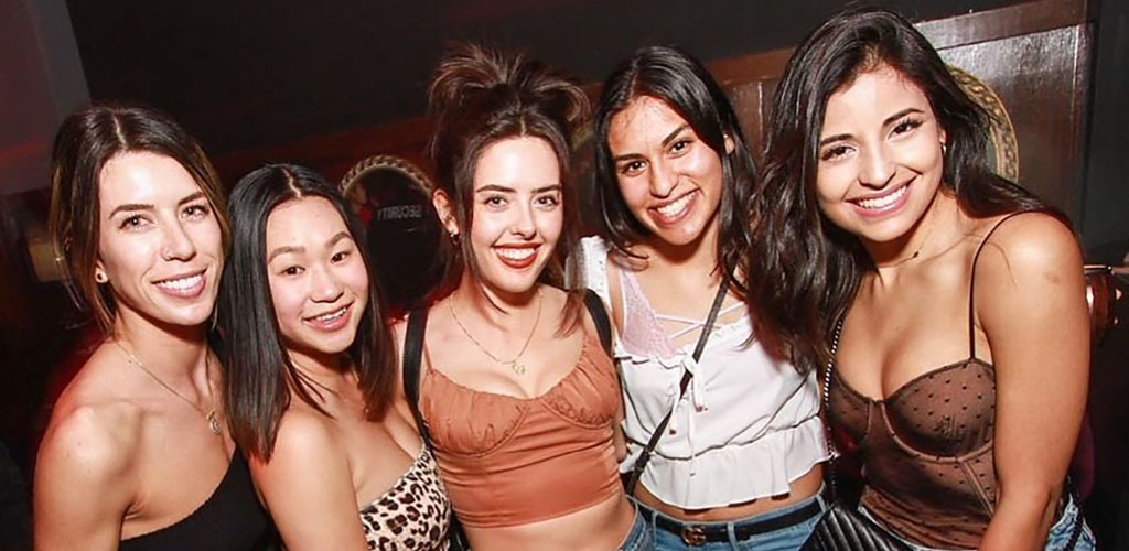 Beautiful women enjoying a night out at LVL44