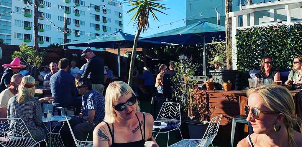 A sunny day at The Arborist Rooftop Bar