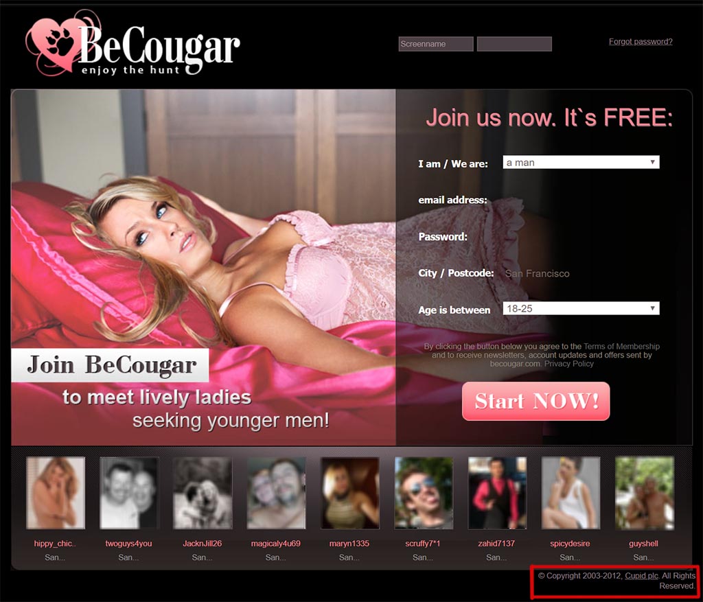 BeCougar screenshot full