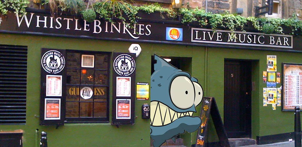 Whistlebinkies is a fun live music venue that’s popular with single women in Edinburgh