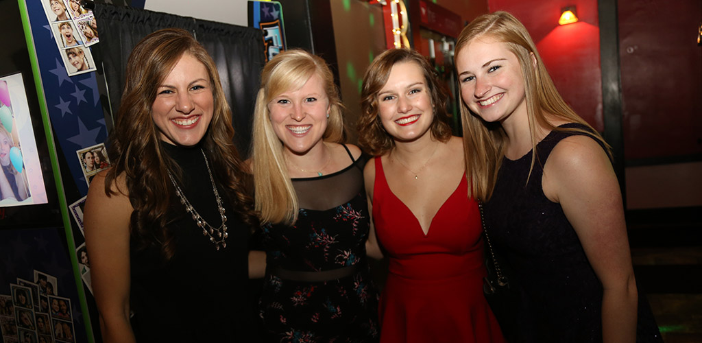 Beautiful women at The Red Room