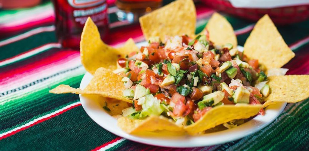 Nachos from Aztec Willie's Taqueria