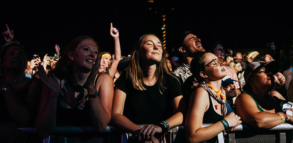 The young audience at Forecastle Fest