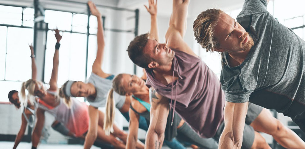 A class at Maryland Athletic Club