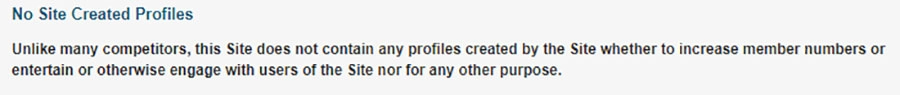 No Site-Created Profiles