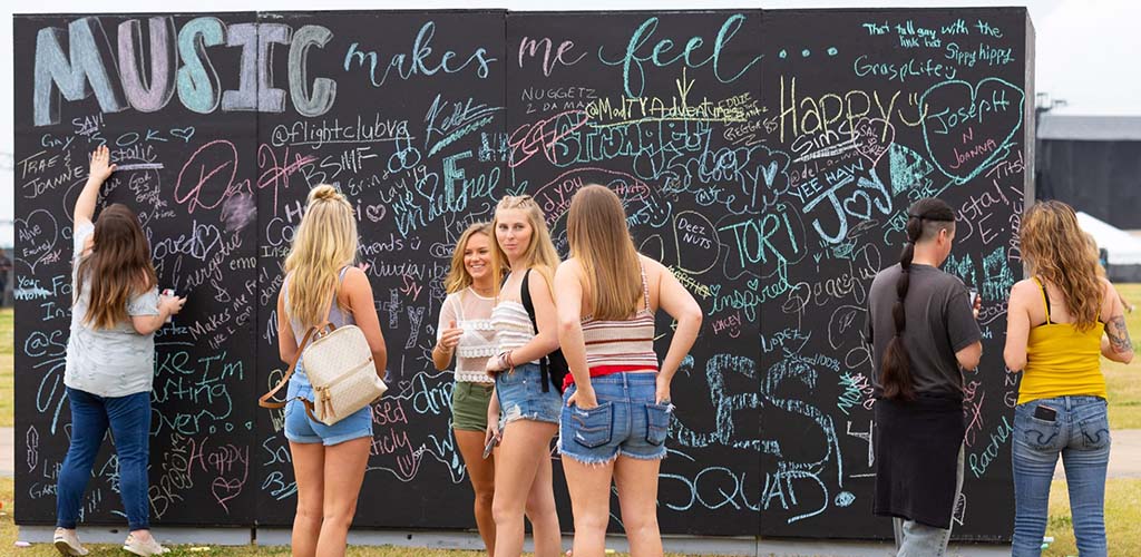 Young people in search of hookups in Memphis at the Beale Street Music Festival