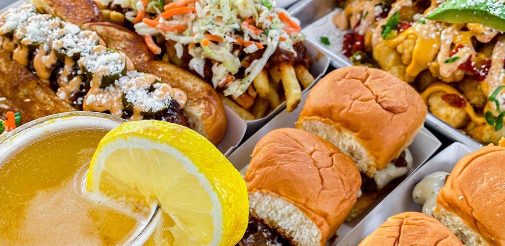 Burgers, sliders and drinks from Dog Haus