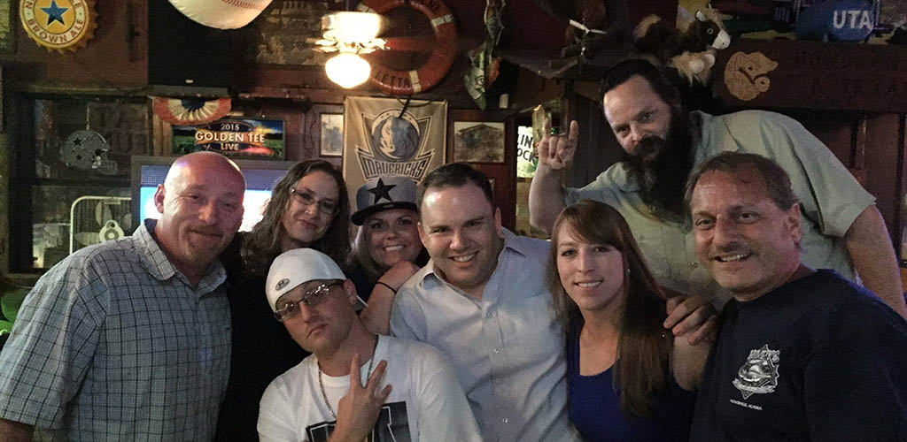 Regular patrons at Showdown Saloon