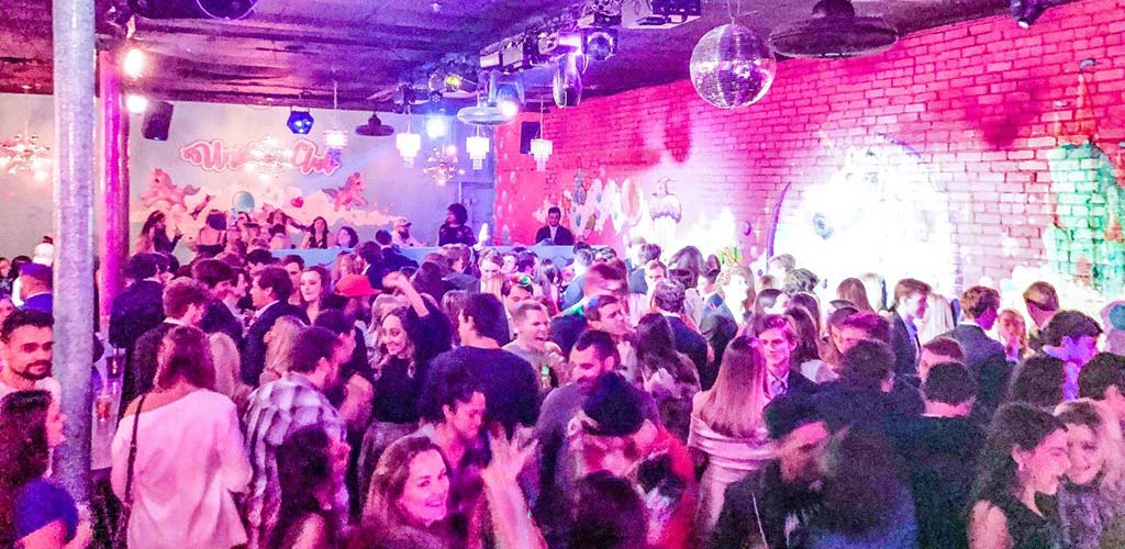 The crowded dance floor of Unicorn Tulsa