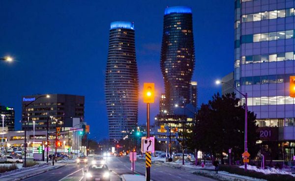 Mississauga at night