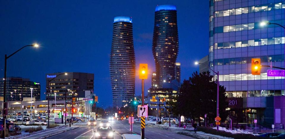 Mississauga at night