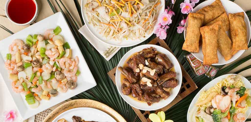 A variety of dishes from Mandarin Restaurant