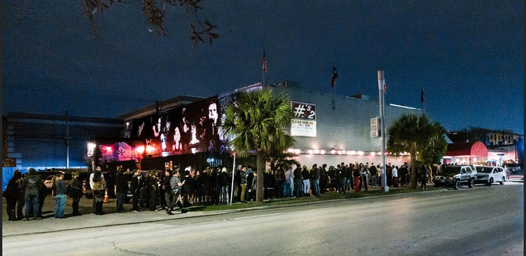 The long line outside Numbers Nightclub