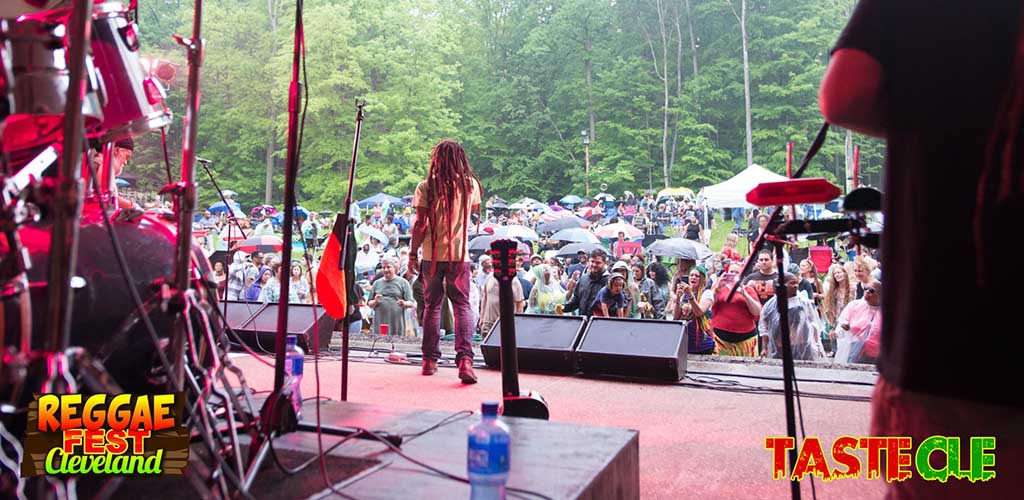 A live performance at Reggaefest Cleveland