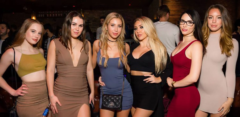 Hot girls partying at Central Nightclub