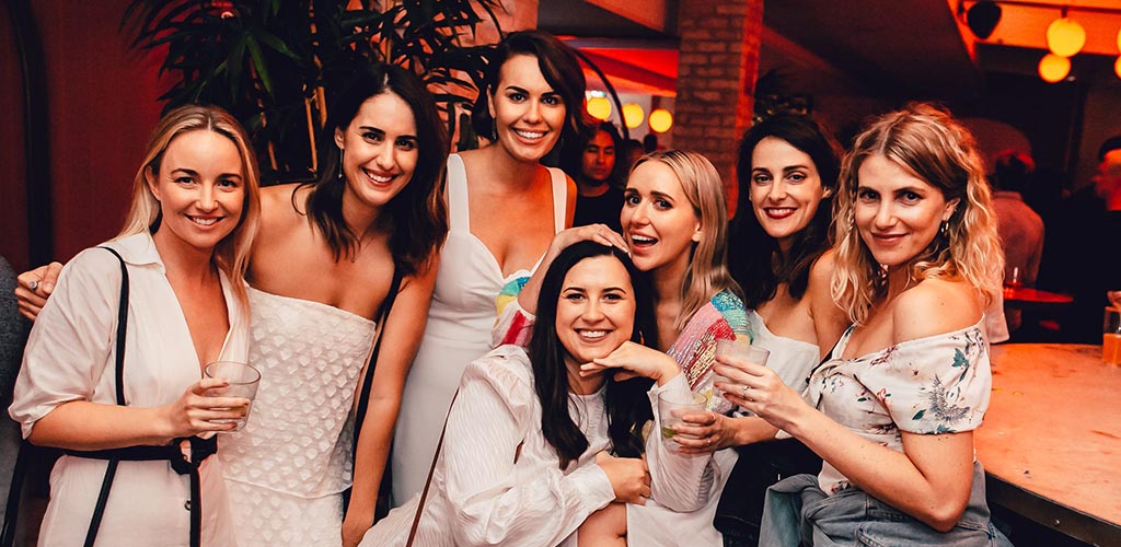 Newcastle girls drinking at a bachelorette party at Argyle House