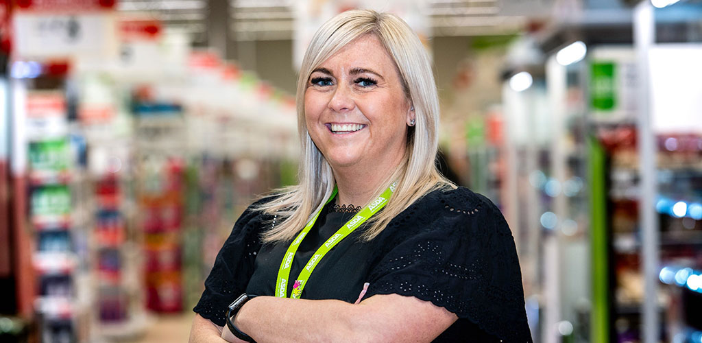 The friendly manager at Asda