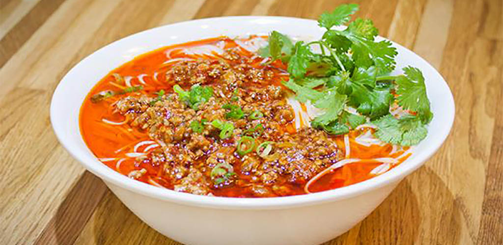 Spicy dandan noodles from Dumpling Monkey