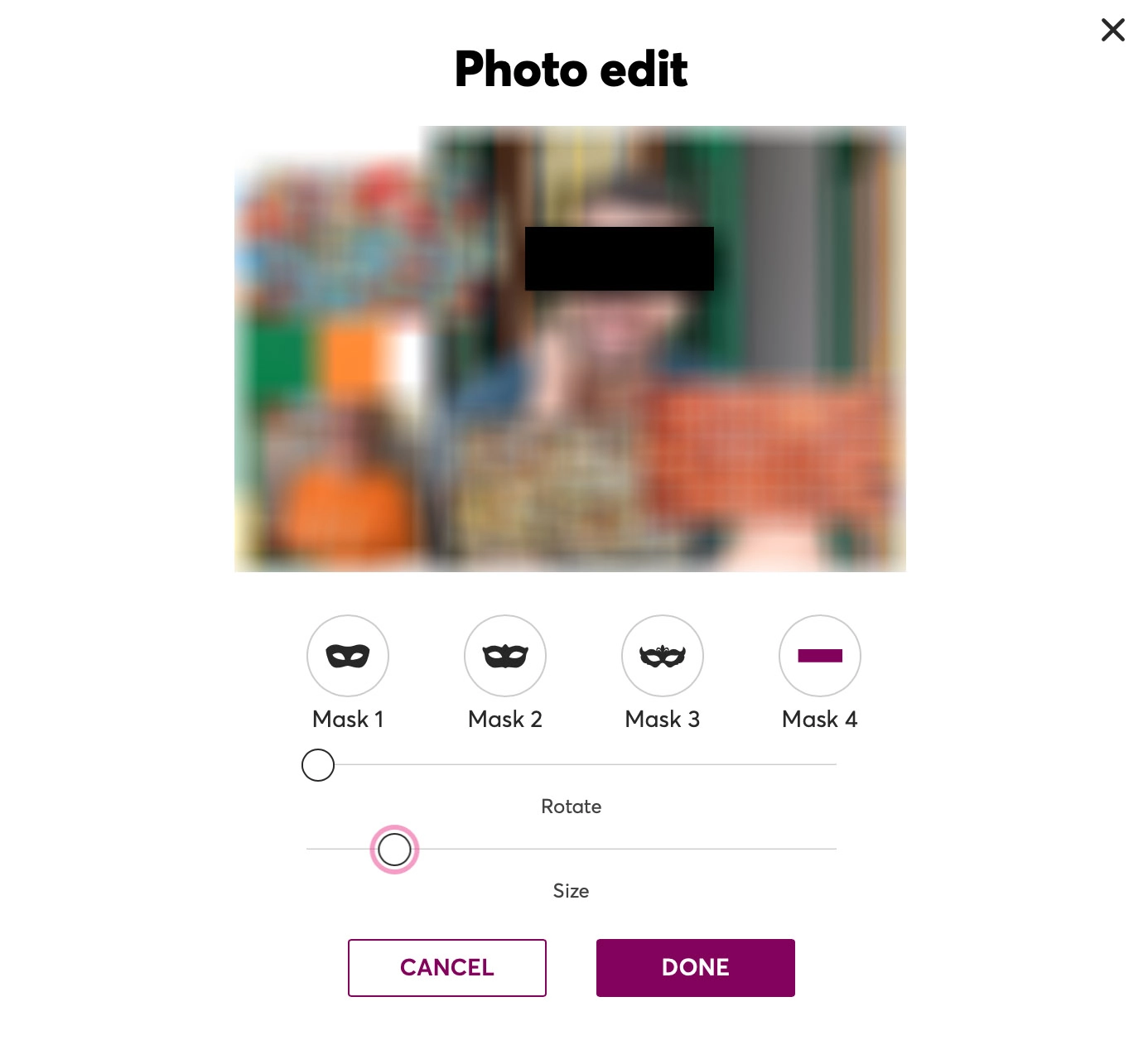 You can edit your photos to protect your privacy