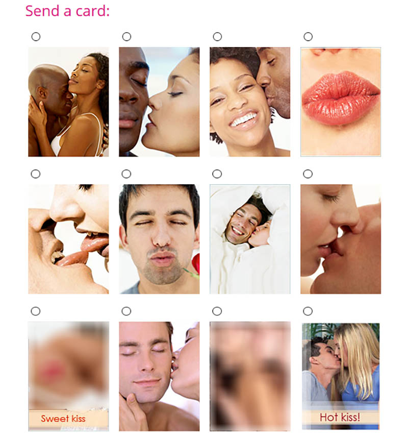 You can send stock photos