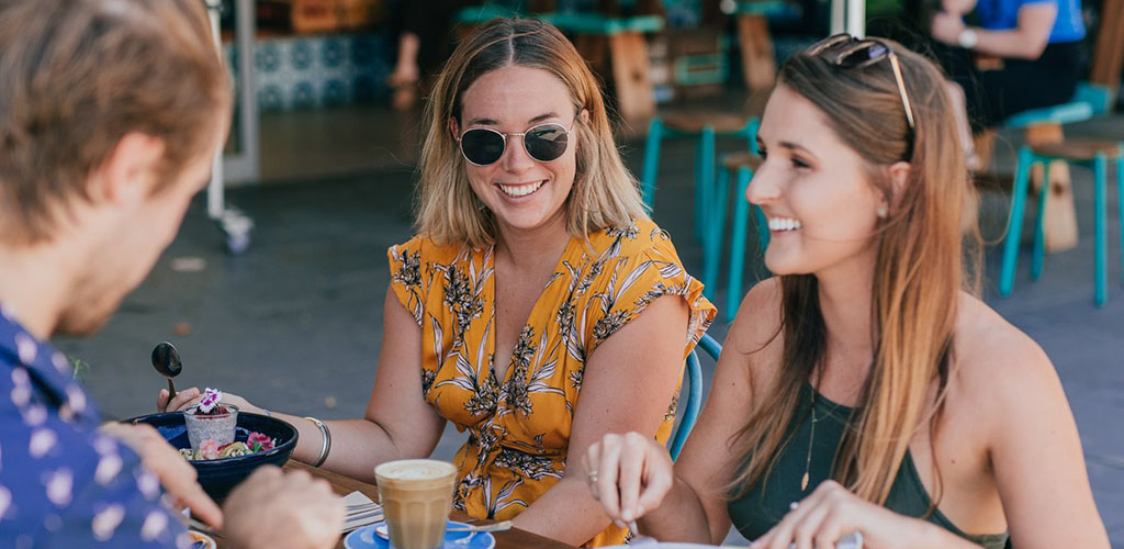 Newcastle singles hooking up over lunch and coffee at Blue Door